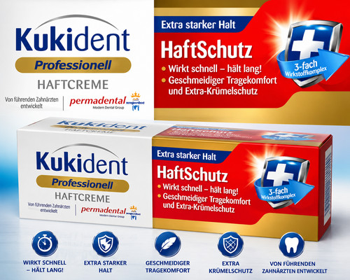 Kukident haftcreme haftschutz - kukident,