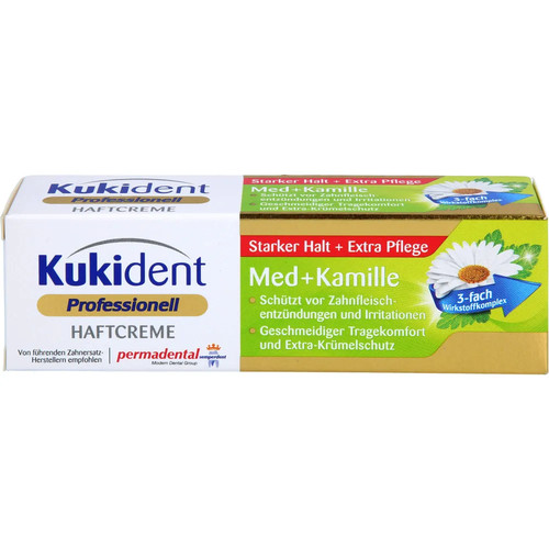 Kukident haftcreme med kamille - haftcreme, med+kamille