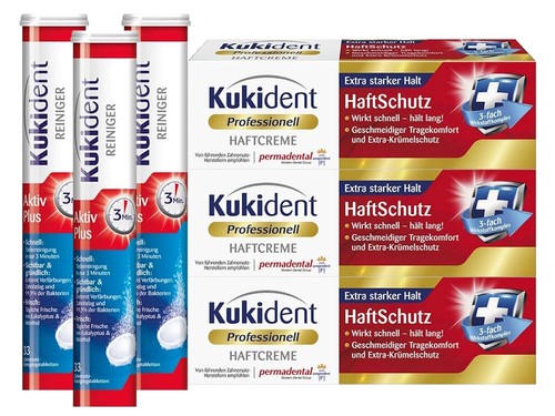 Kukident aktiv plus 3x33 tabs - kukident,
