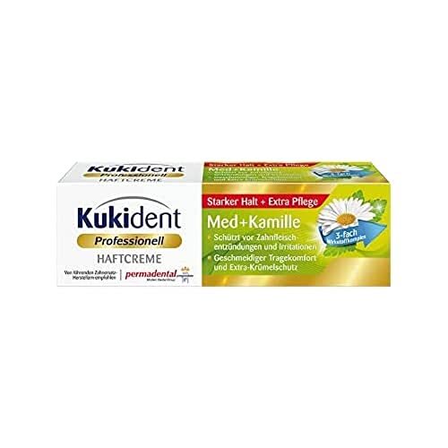 Kukident haftcreme med - med, +