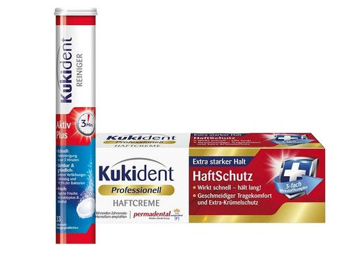 Kukident aktiv plus 1x33 tabs - kukident,