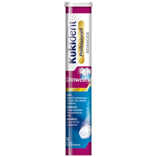 Kukident zahnweiß tabs st - tabs, 30