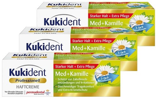 Kukident haftcreme med - haftcreme, +